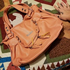 Peach purse